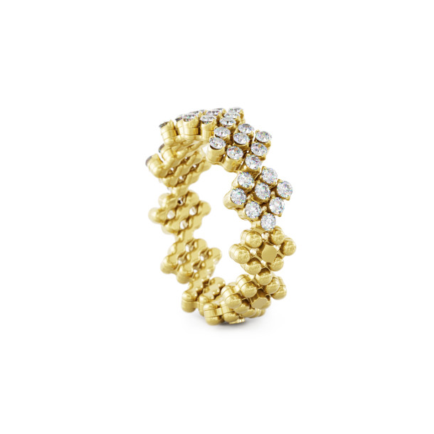         Gelbgold, Ringe, Serafino Consoli Brevetto Flower Multi-Size Ring