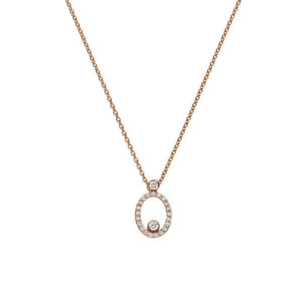         Roségold, Halsschmuck, Leo Wittwer Panta rhei® Collier