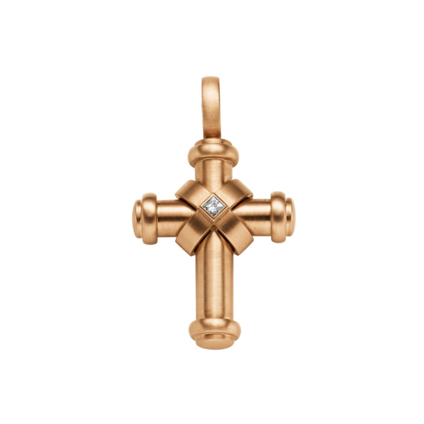         Roségold, Halsschmuck, Leo Wittwer Crosses Leo Wittwer Kreuz