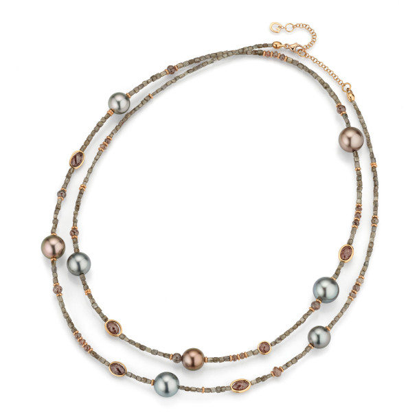         Roségold, Halsschmuck, Gellner Castaway Collier