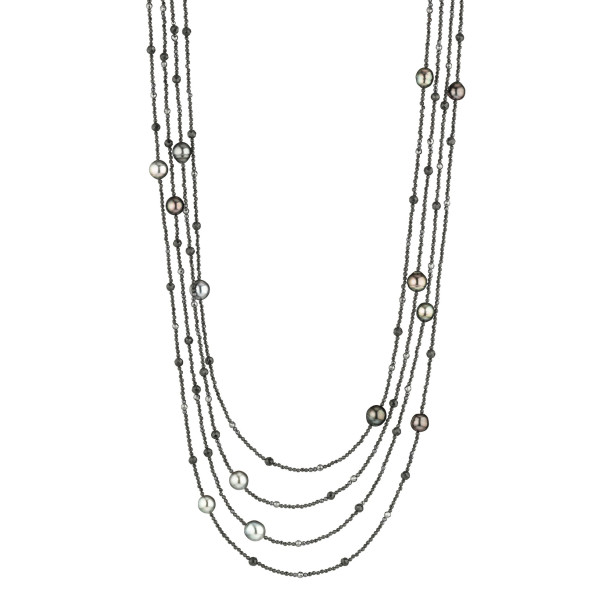         Weißgold, Halsschmuck, Gellner Big Bang Collier