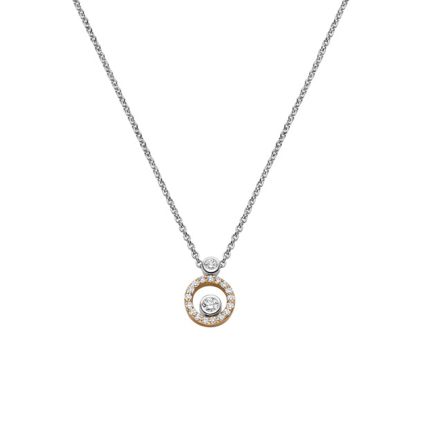         Weißgold, Halsschmuck, Leo Wittwer Panta rhei® Collier