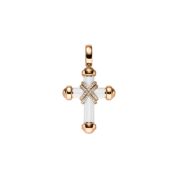         Roségold, Halsschmuck, Leo Wittwer Crosses Leo Wittwer Kreuz