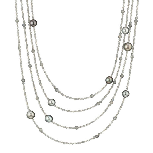         Weißgold, Halsschmuck, Gellner Big Bang Collier