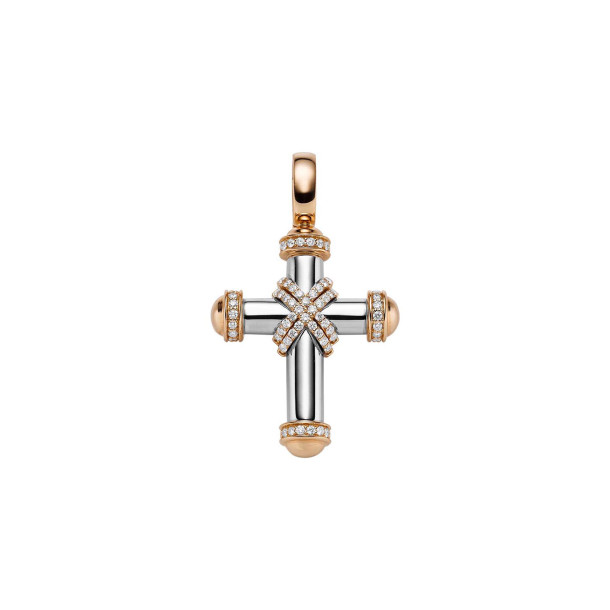         Roségold &amp; Weißgold, Halsschmuck, Leo Wittwer Crosses Leo Wittwer Kreuz