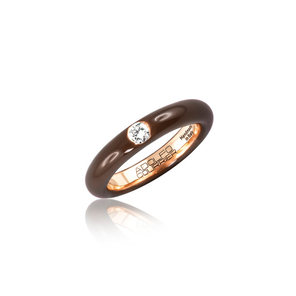         Roségold, Ringe, Adolfo Courrier Cioccolato Ring