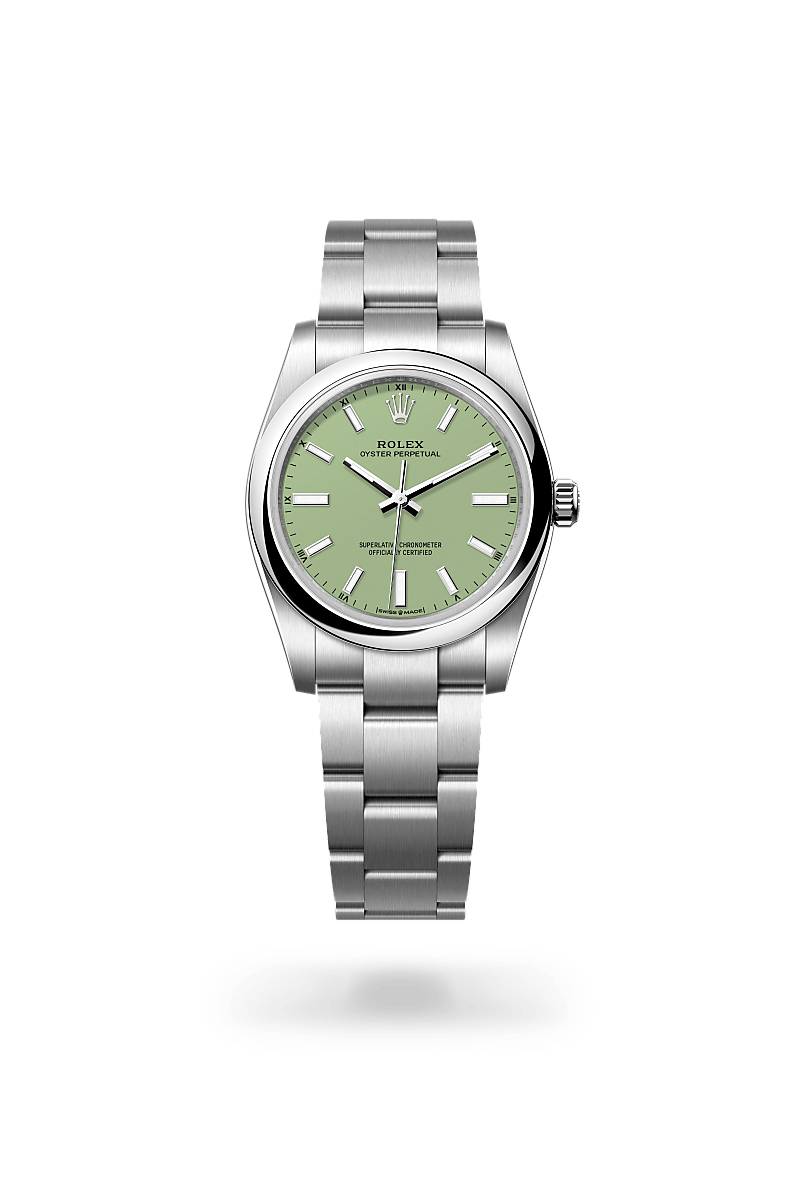 Rolex Oyster Perpetual 34 Herrenuhr (M124200-0006) Oyster, 34 mm, Edelstahl Oystersteel