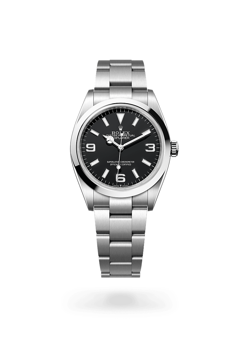 Rolex Explorer 36 M124270-0001 Herrenuhr / Damenuhr - Oyster, 36 mm, Edelstahl Oystersteel