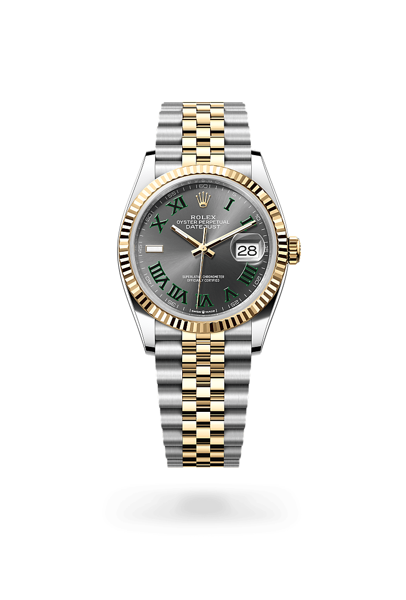 Rolex Datejust 36 M126233-0035 Herrenuhr / Damenuhr - Oyster, 36 mm, Edelstahl Oystersteel und Gelbgold