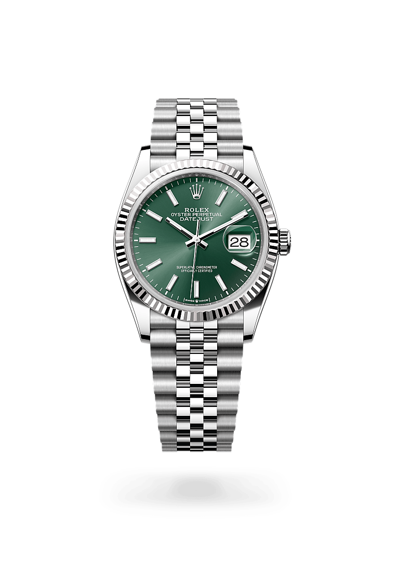 Rolex Datejust 36 Herrenuhr (M126234-0051) Oyster, 36 mm, Edelstahl Oystersteel und Weißgold