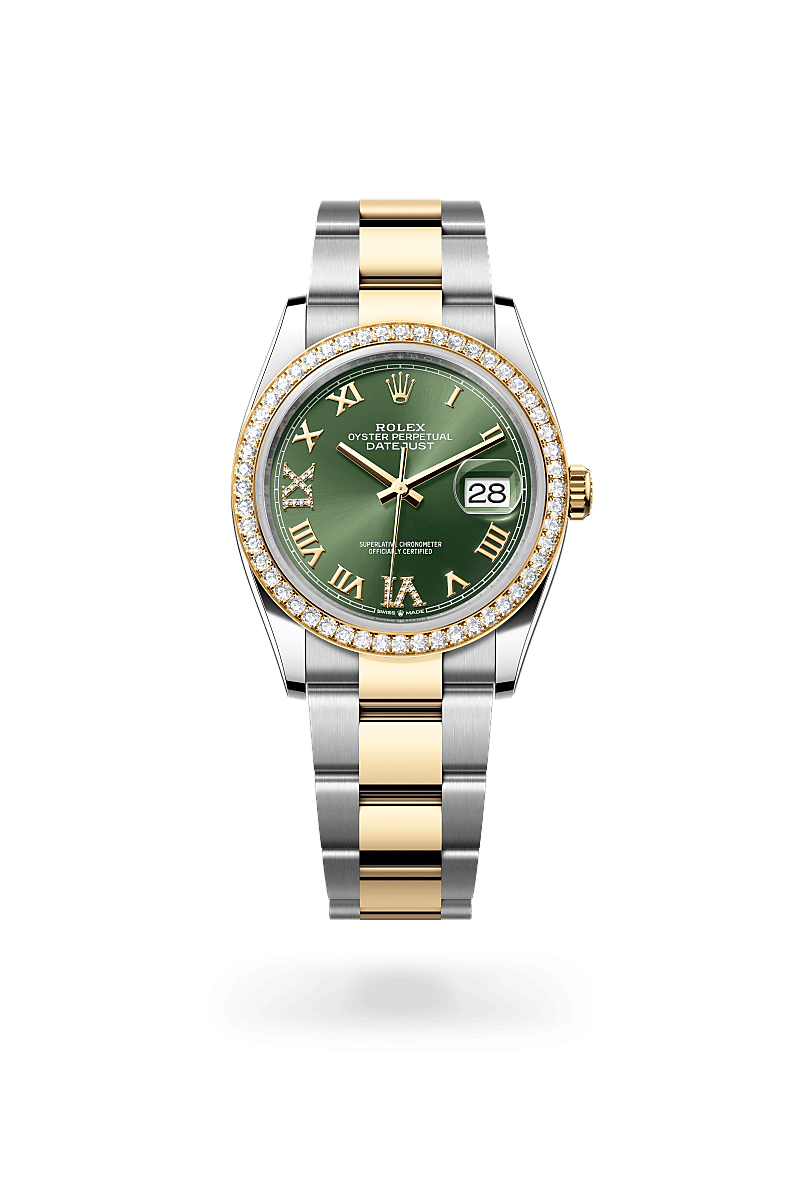 Rolex Datejust 36 M126283RBR-0012 Herrenuhr / Damenuhr - Oyster, 36 mm, Edelstahl Oystersteel und Gelbgold mit Diamanten 