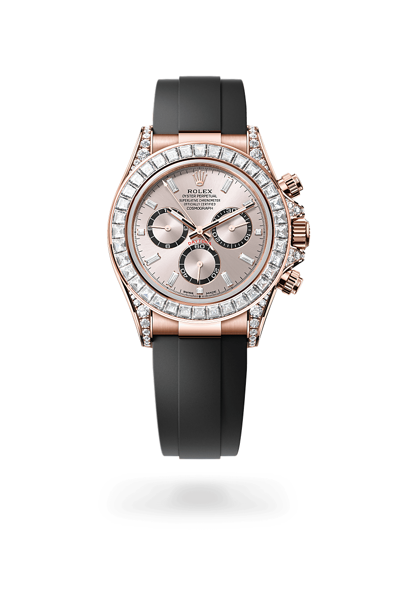 Rolex Cosmograph Daytona M126535TBR-0002 Herrenuhr - Oyster, 40 mm, Everose-Gold mit Diamanten 
