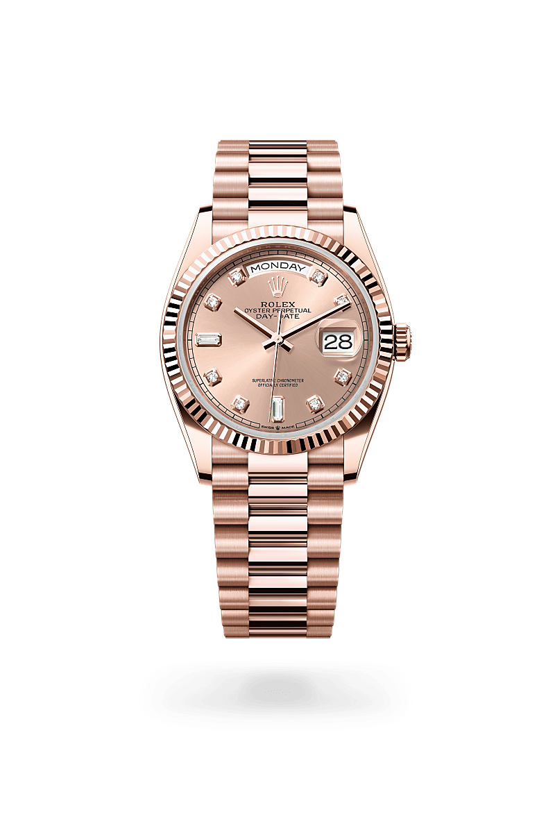 Rolex Day-Date 36 M128235-0009 Herrenuhr / Damenuhr - Oyster, 36 mm, Everose-Gold