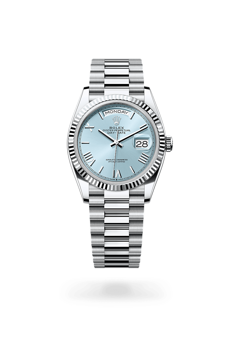 Rolex Day-Date 36 M128236-0018 Herrenuhr / Damenuhr - Oyster, 36 mm, Platin