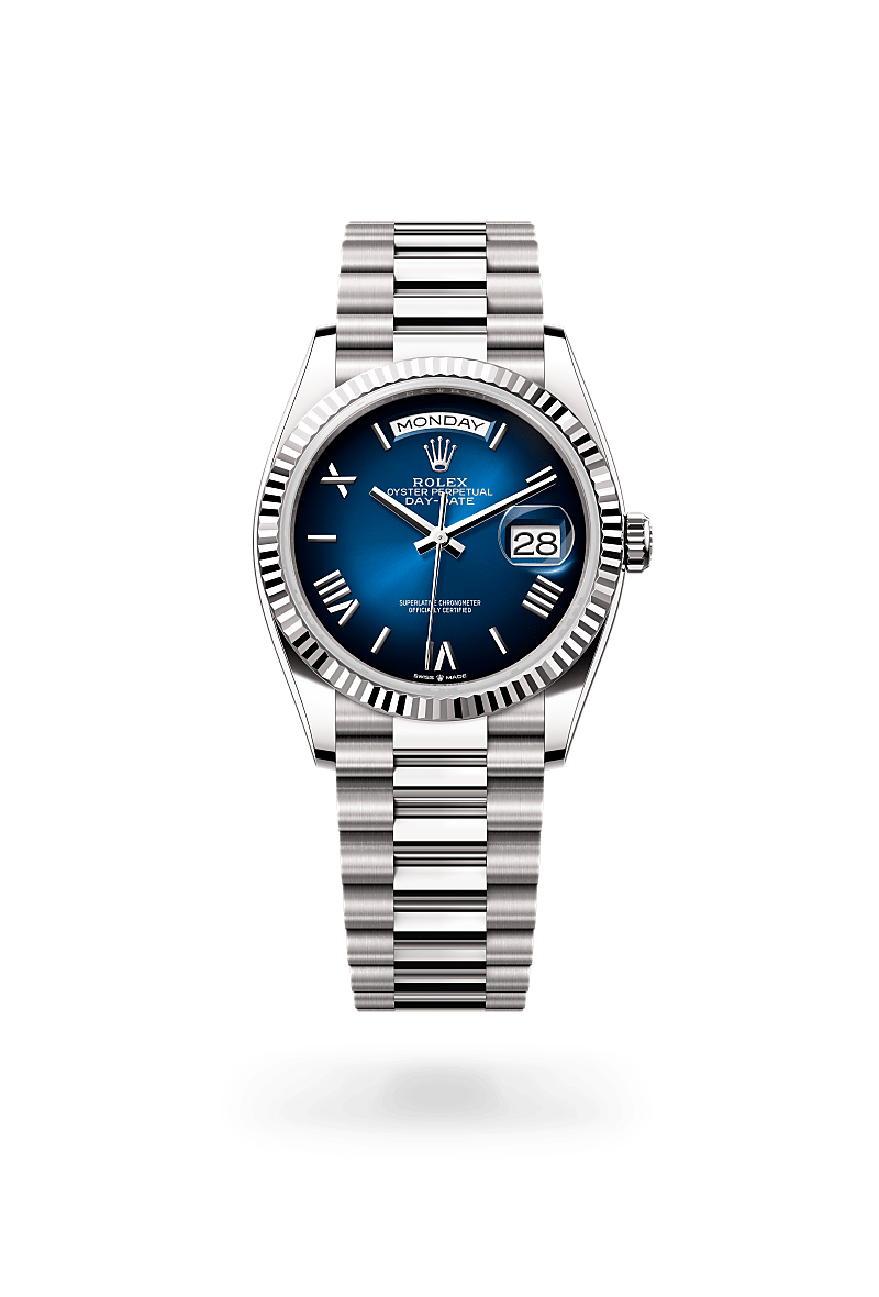 Rolex Day-Date 36 M128239-0063 Herrenuhr / Damenuhr - Oyster, 36 mm, Weißgold 