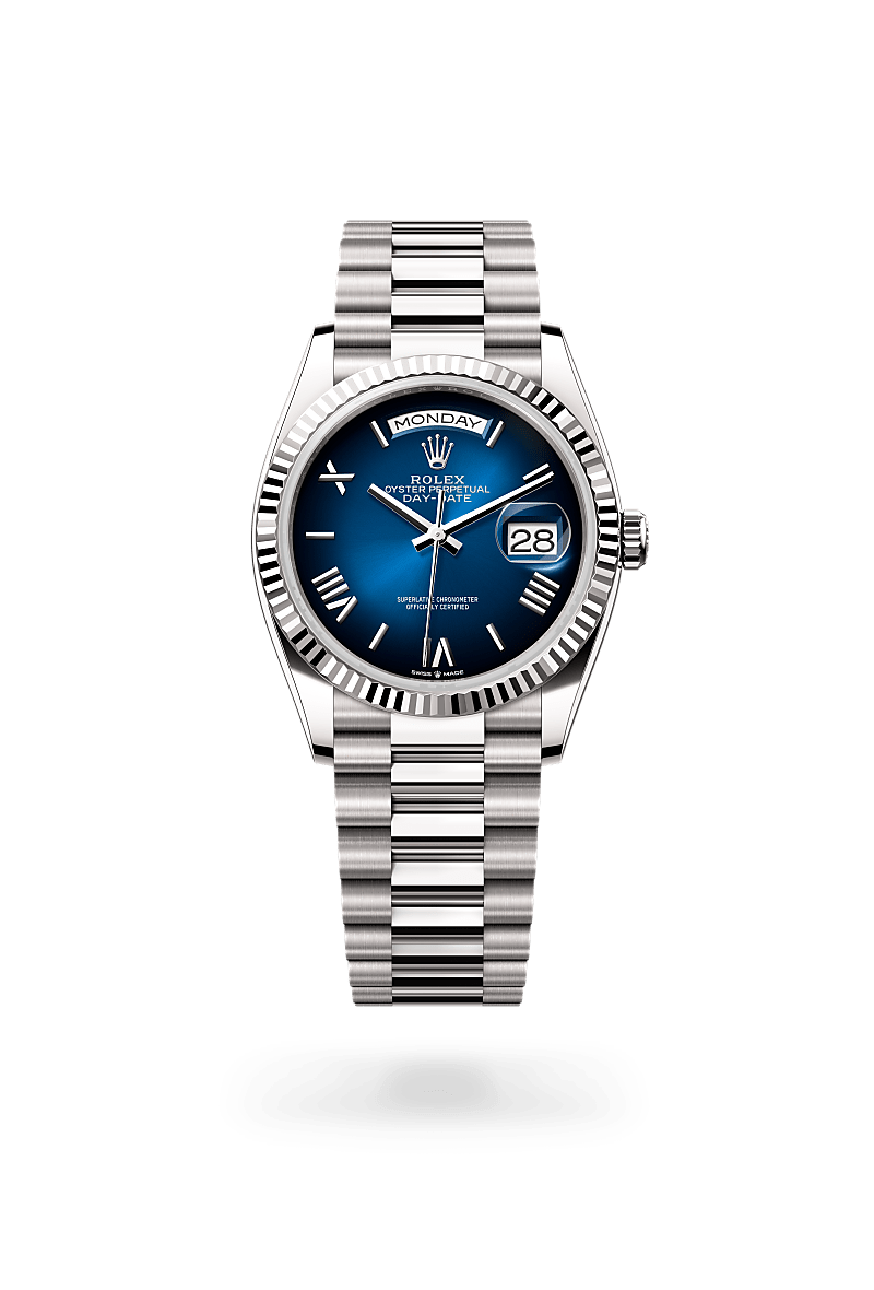 Rolex Day-Date 36 M128239-0063 Herrenuhr / Damenuhr - Oyster, 36 mm, Weißgold