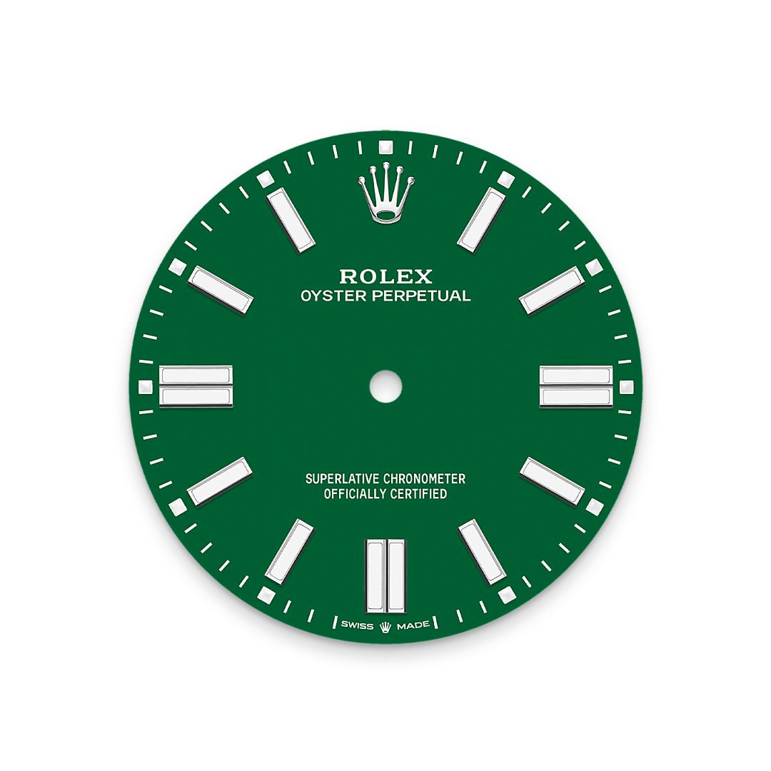Grünes Zifferblatt