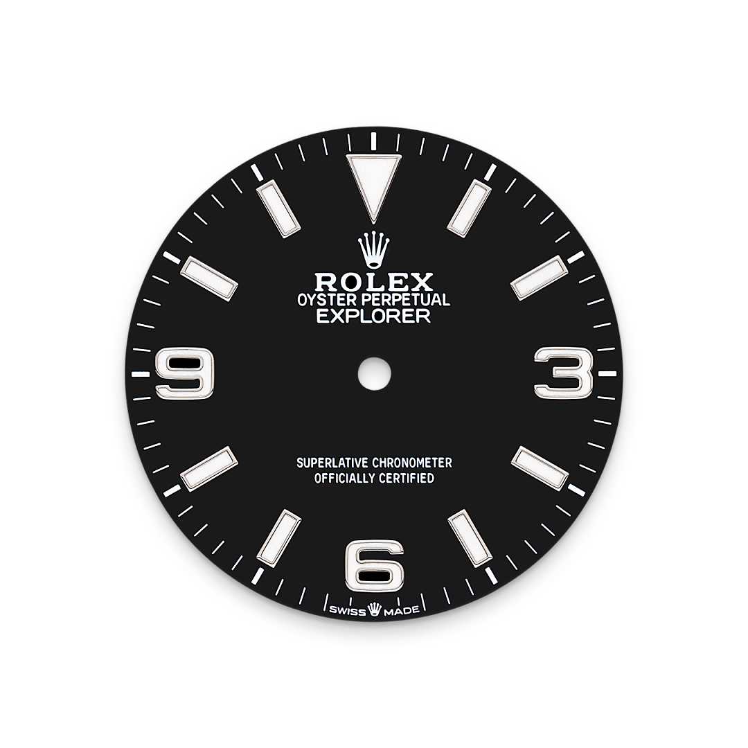 Schwarzes Zifferblatt