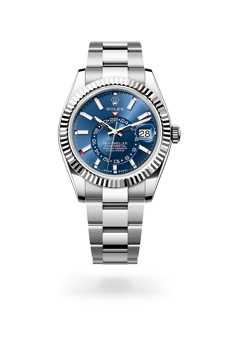 Rolex Sky-Dweller M336934-0005 Herrenuhr - Oyster, 42 mm, Edelstahl Oystersteel und Weißgold